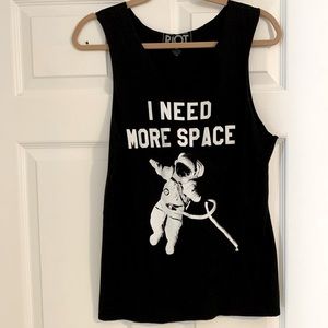 Beach Riot tank top “I need space”